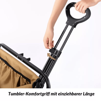Qunature | Faltbarer Campingwagen – Stabiler Bollerwagen mit 180L Volumen, bis 150 kg belastbar